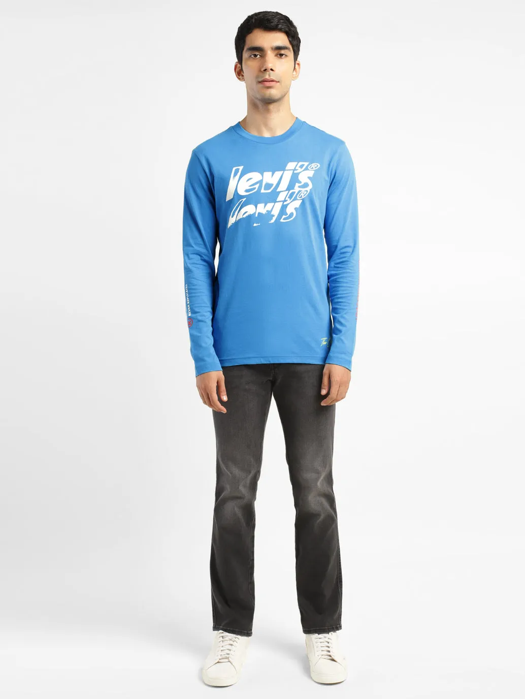 Men's Solid Round Neck T-shirt