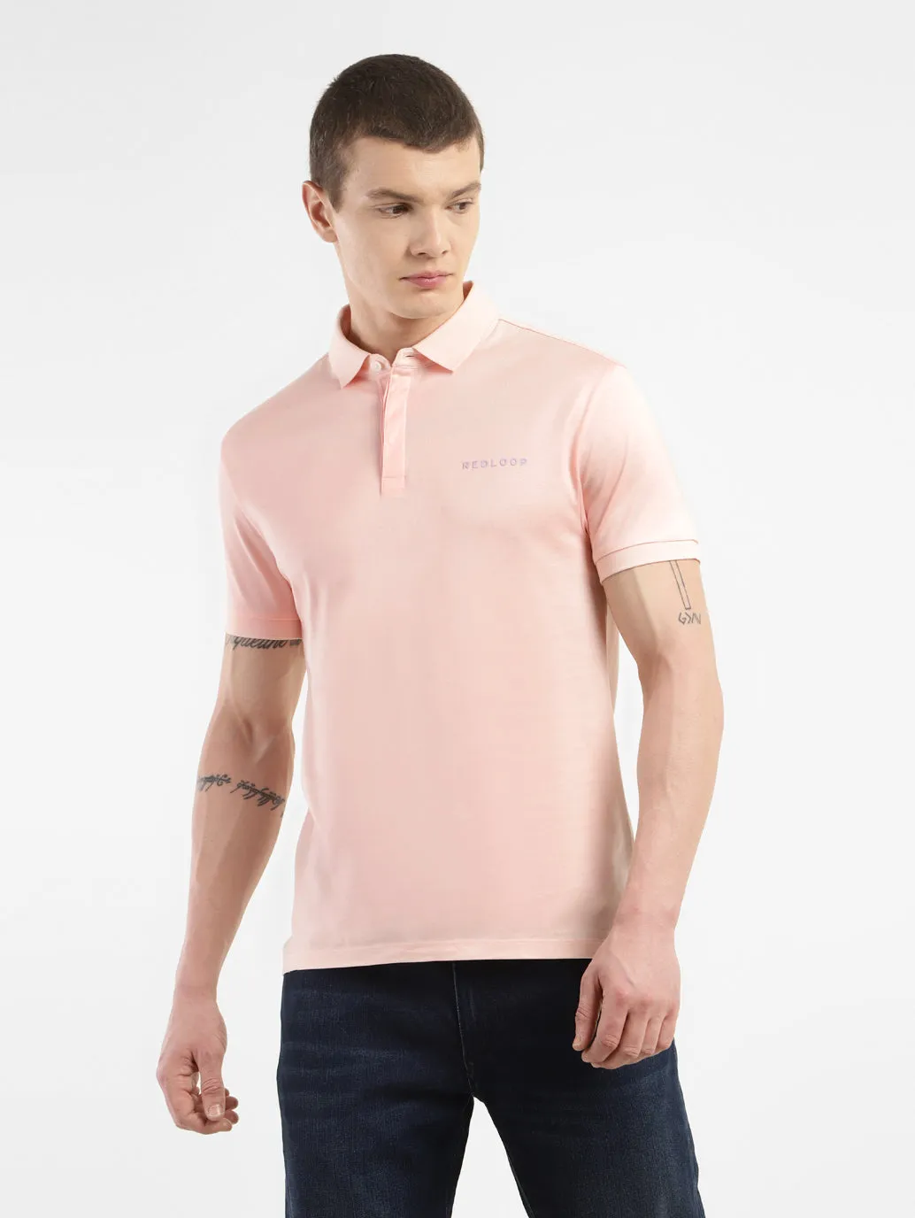 Men's Solid Slim Fit T-shirt