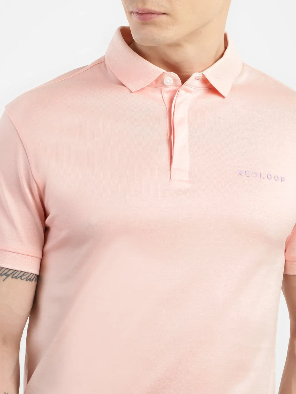 Men's Solid Slim Fit T-shirt