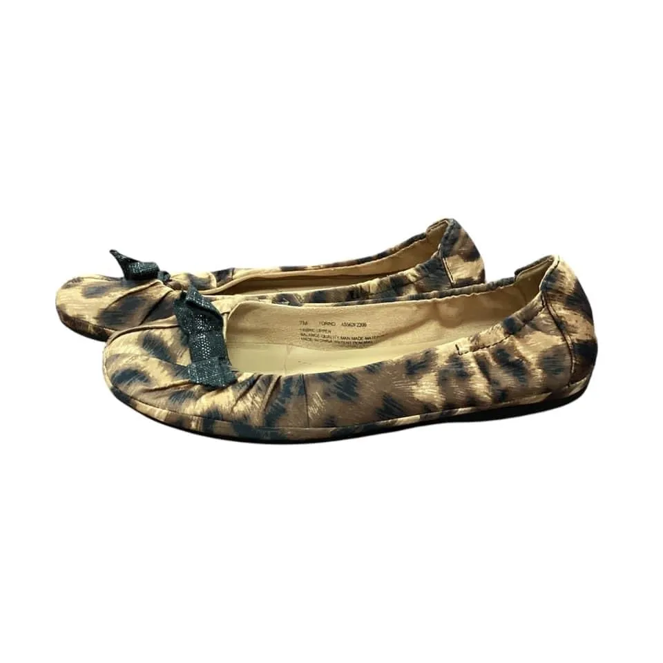 NATURALIZER ANIMAL PRINT FLATS (#115) SIZE 7