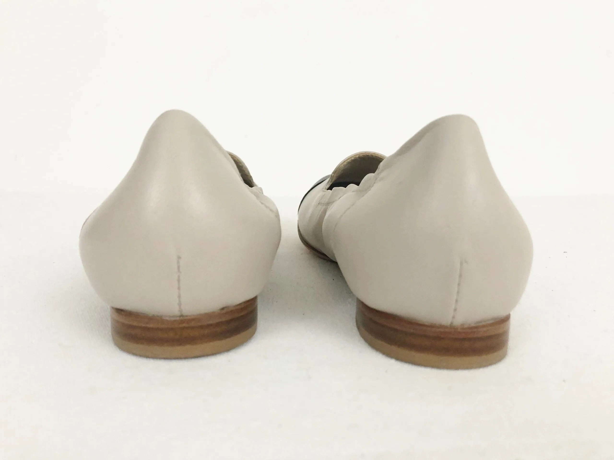 NEW Agl Attilio Giusti Leombruni Cap-Toe Flats Size 36.5 It (6.5 Us)