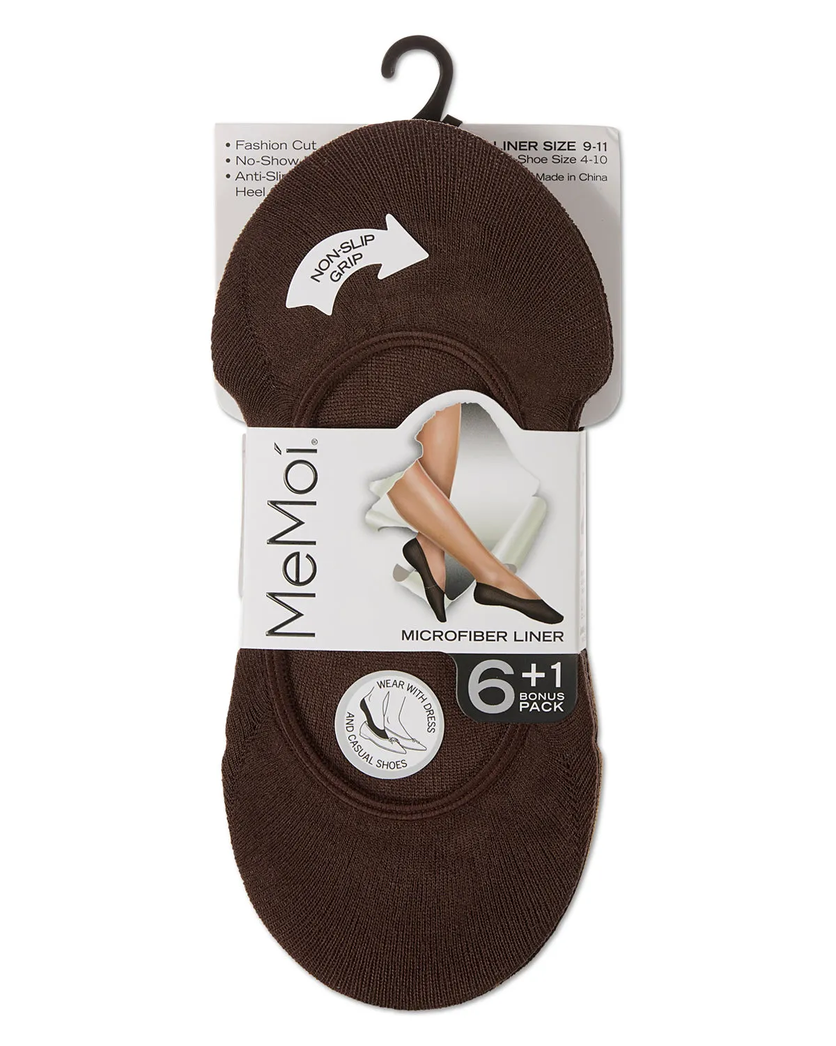 No-Show Micro Shoe Liners 7-Pack