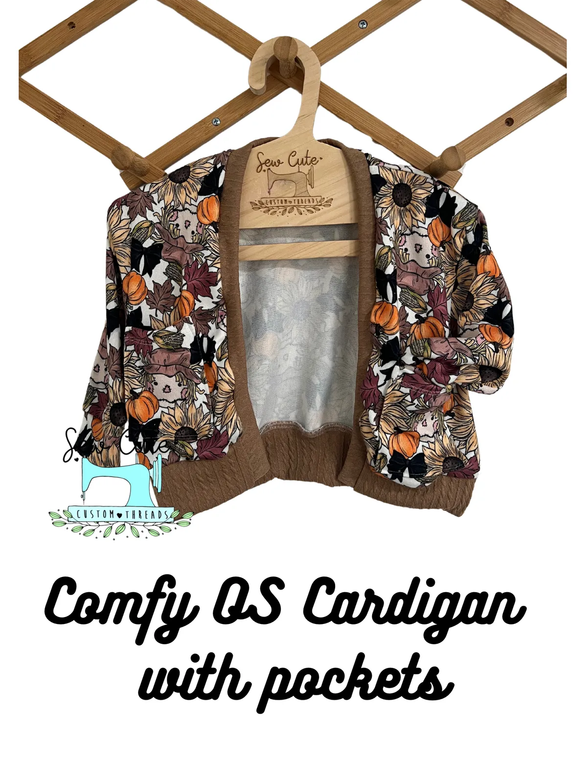 OS comfy cardigan- scarecrow