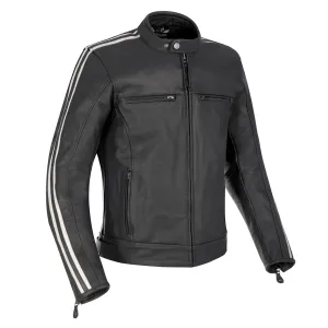 Oxford Bladon Leather Jacket Black Large