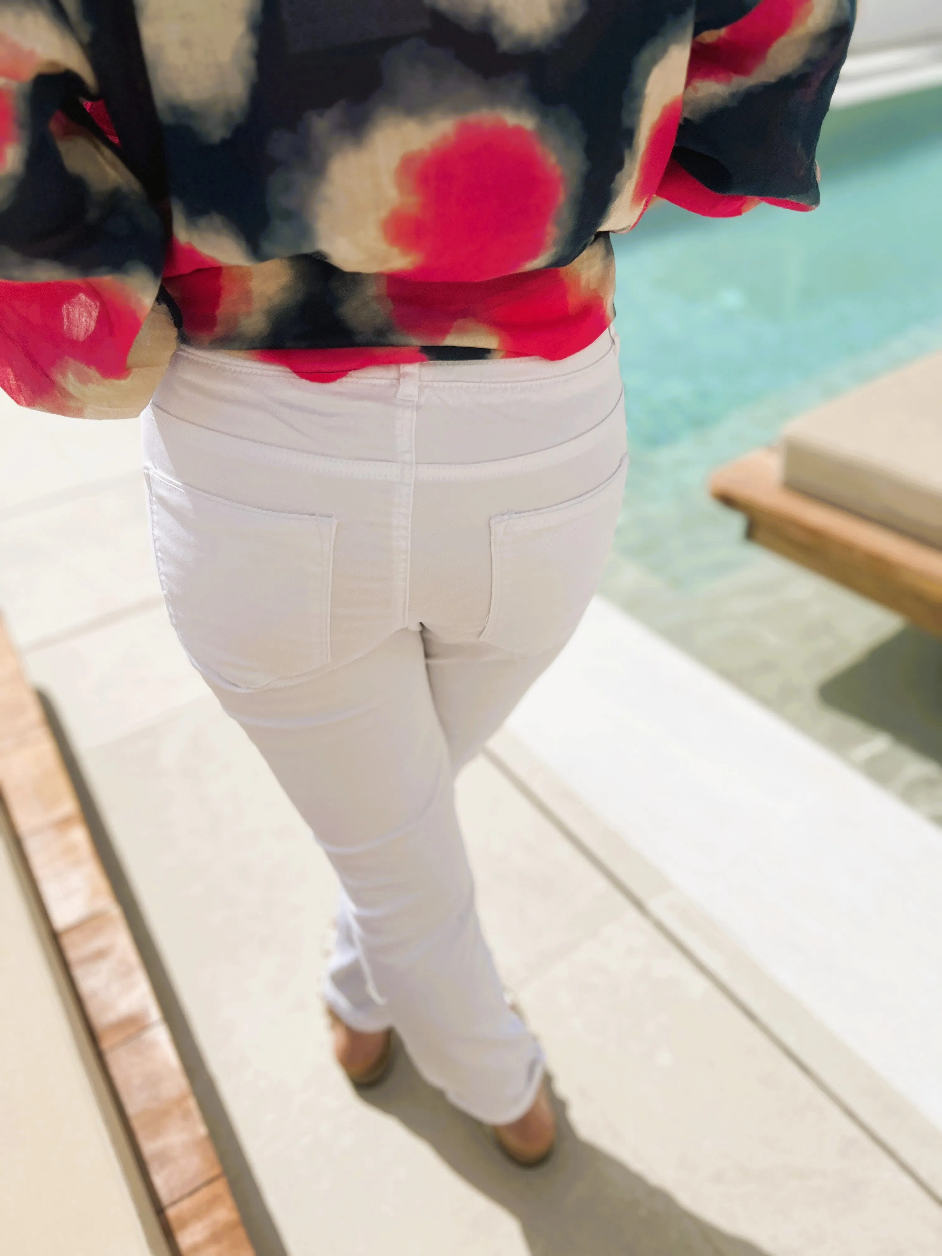 Pantalon Tessy jog blanc RED BUTTON