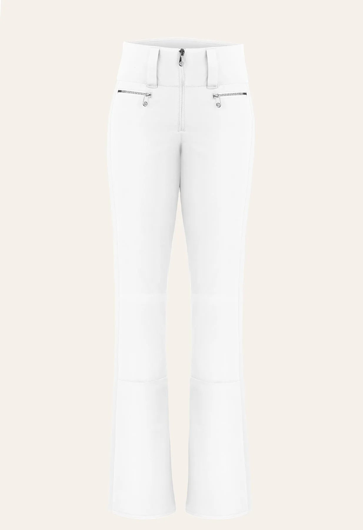 Poivre Blanc 0822 Stretch Ski Pant in White