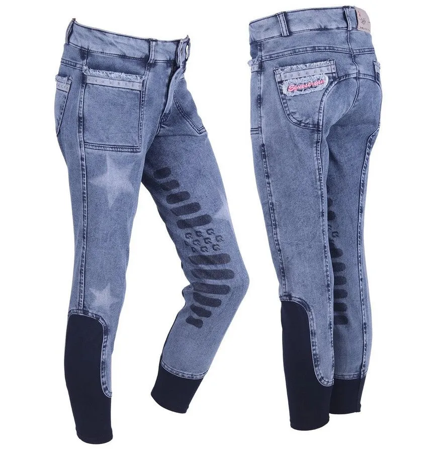 QHP Rosanne Junior Leg Grip Breeches