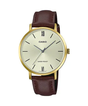 Reloj casual correa de Cuero LTP-VT01GL-9B