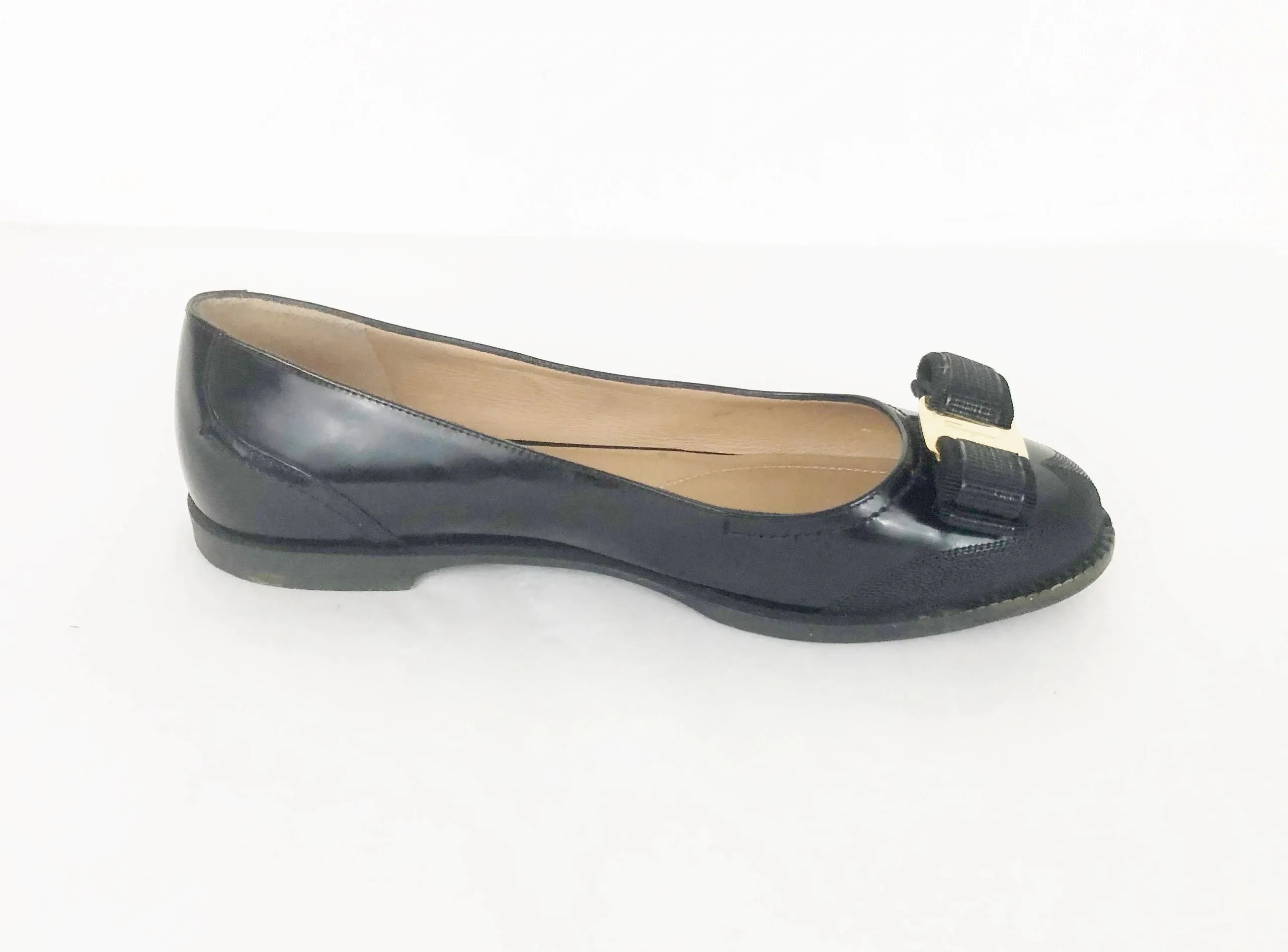 Salvatore Ferragamo Leather Flats Size 7