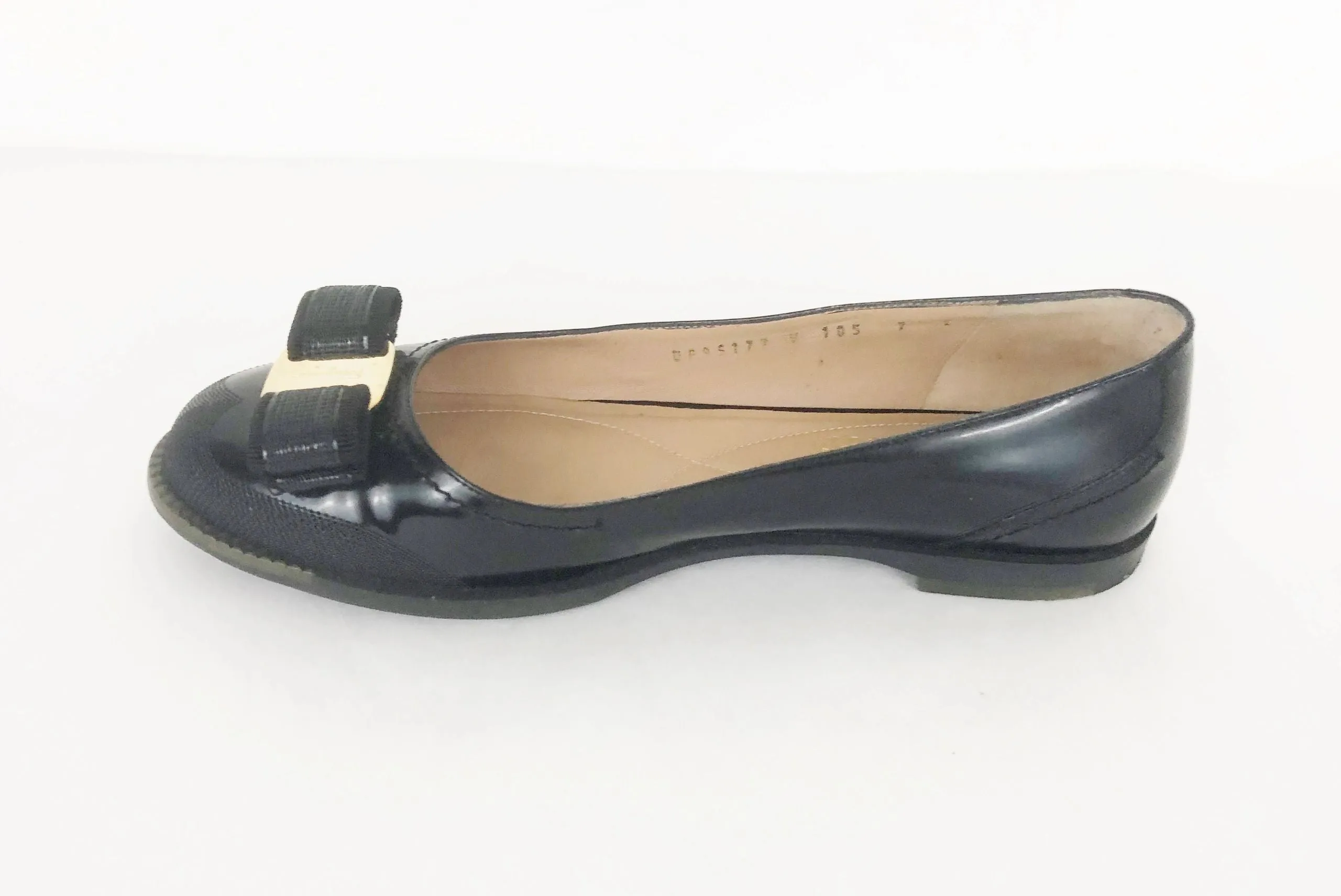 Salvatore Ferragamo Leather Flats Size 7