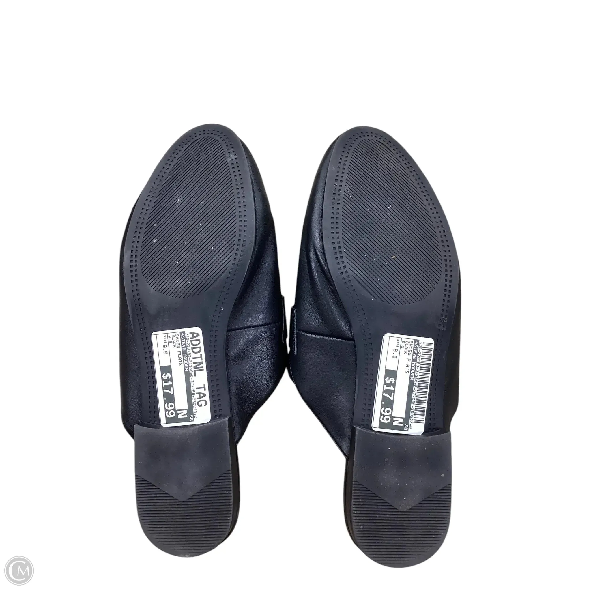 Shoes Flats By Steve Madden In Black, Size: 9.5