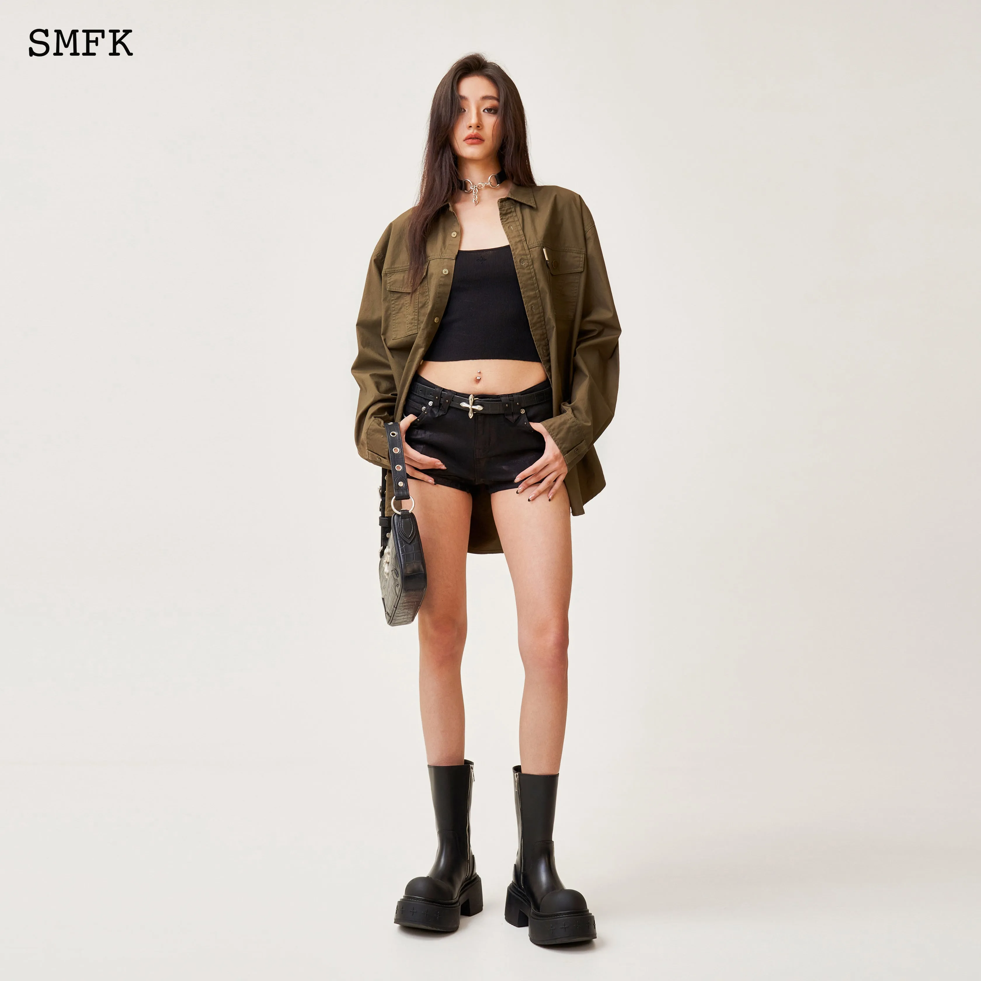 SMFK Compass Rider Low Boots In Black