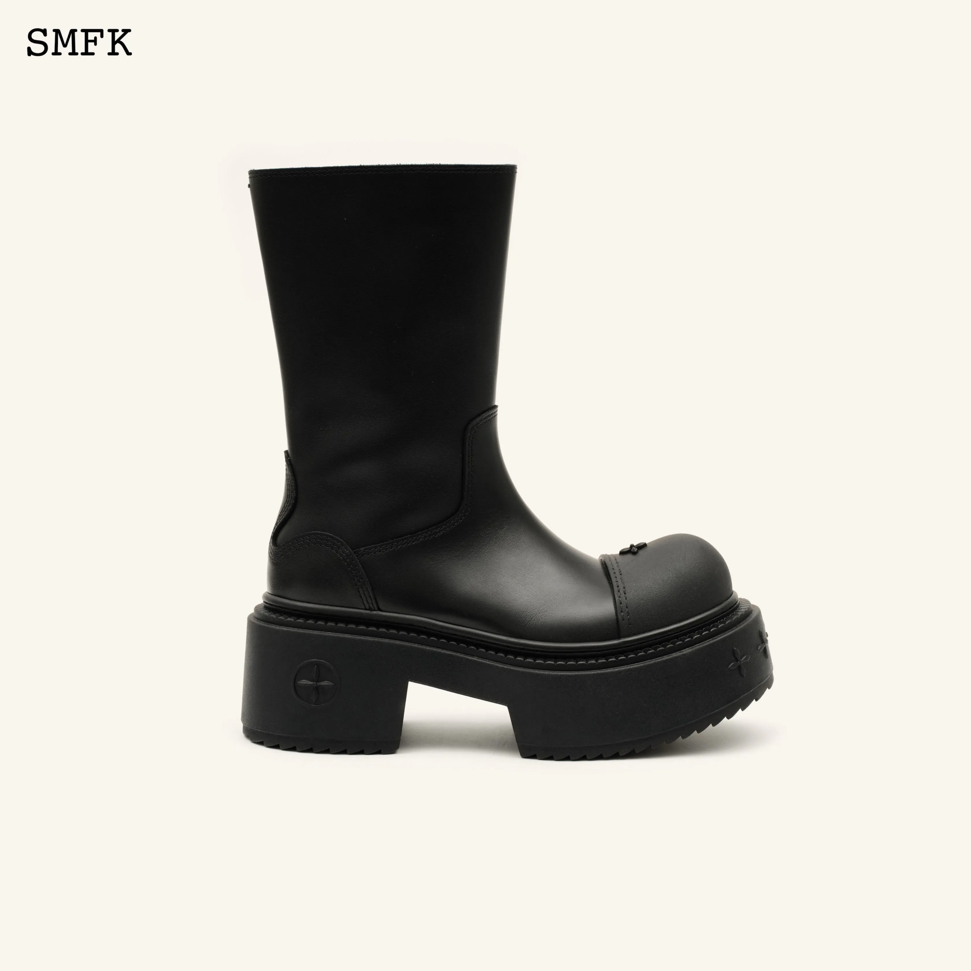 SMFK Compass Rider Low Boots In Black