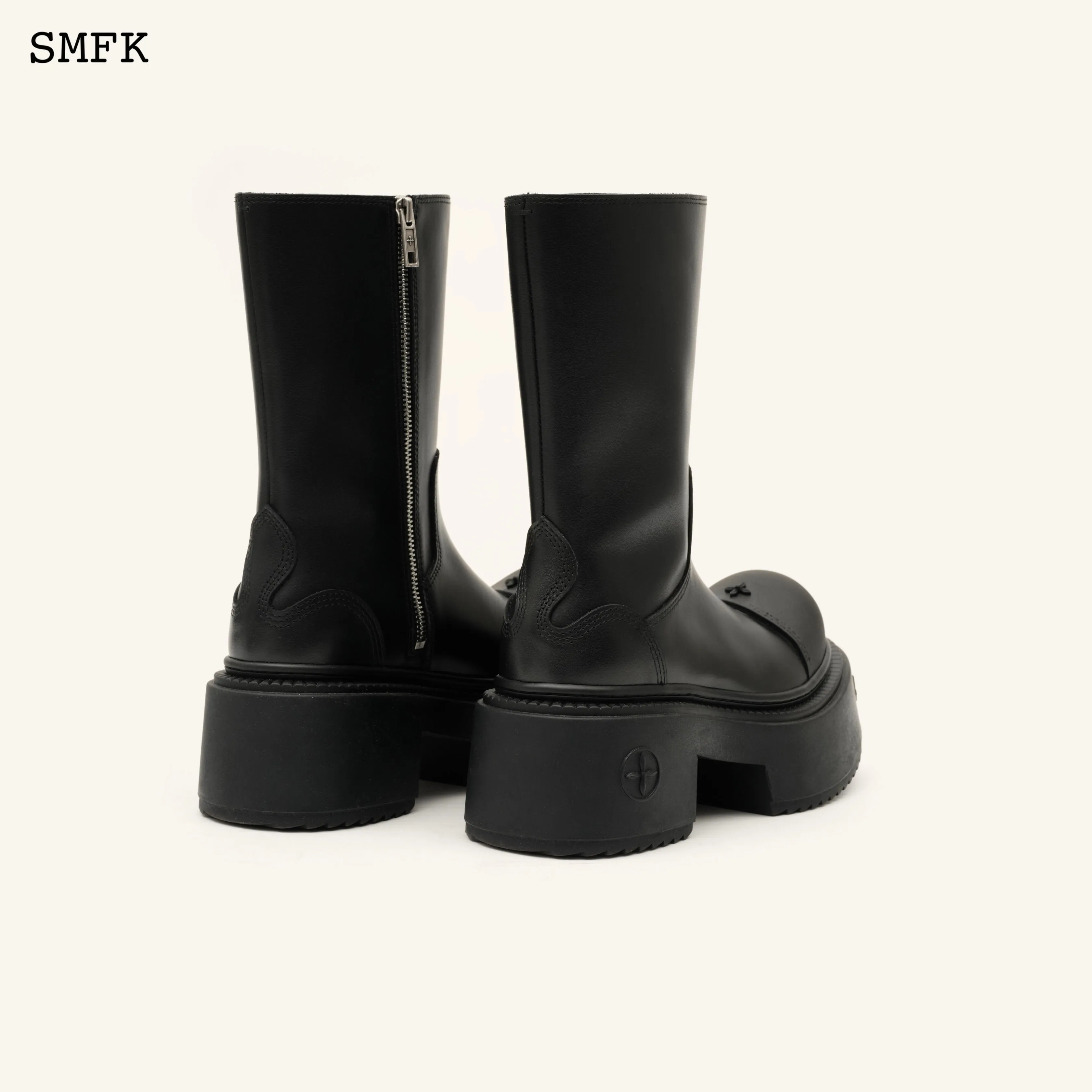 SMFK Compass Rider Low Boots In Black