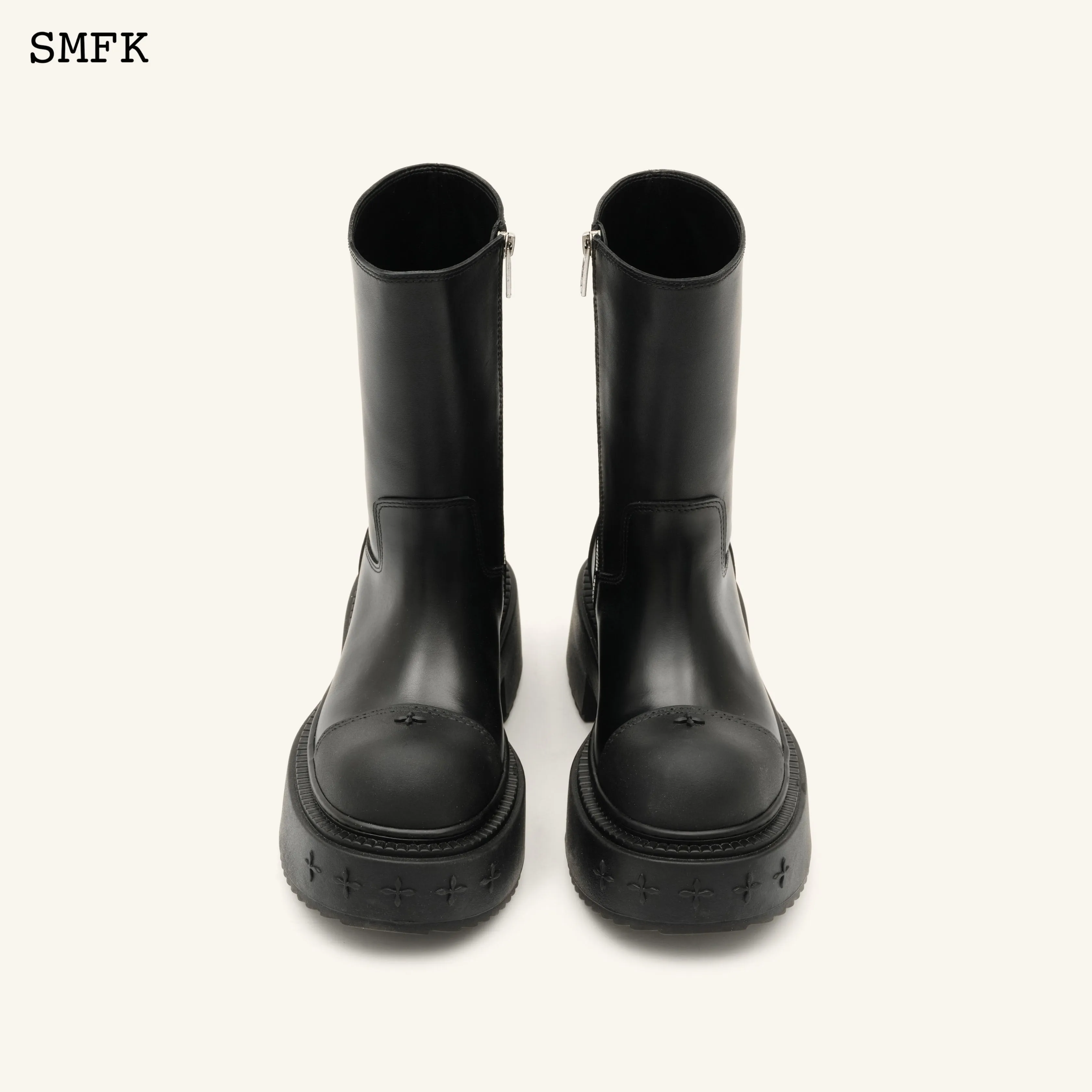 SMFK Compass Rider Low Boots In Black