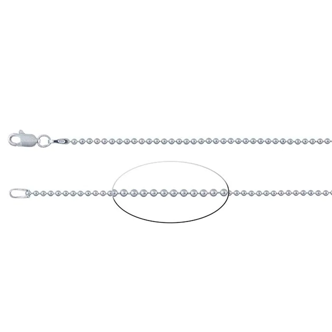 Sterling Silver 1.5mm Bead Chain