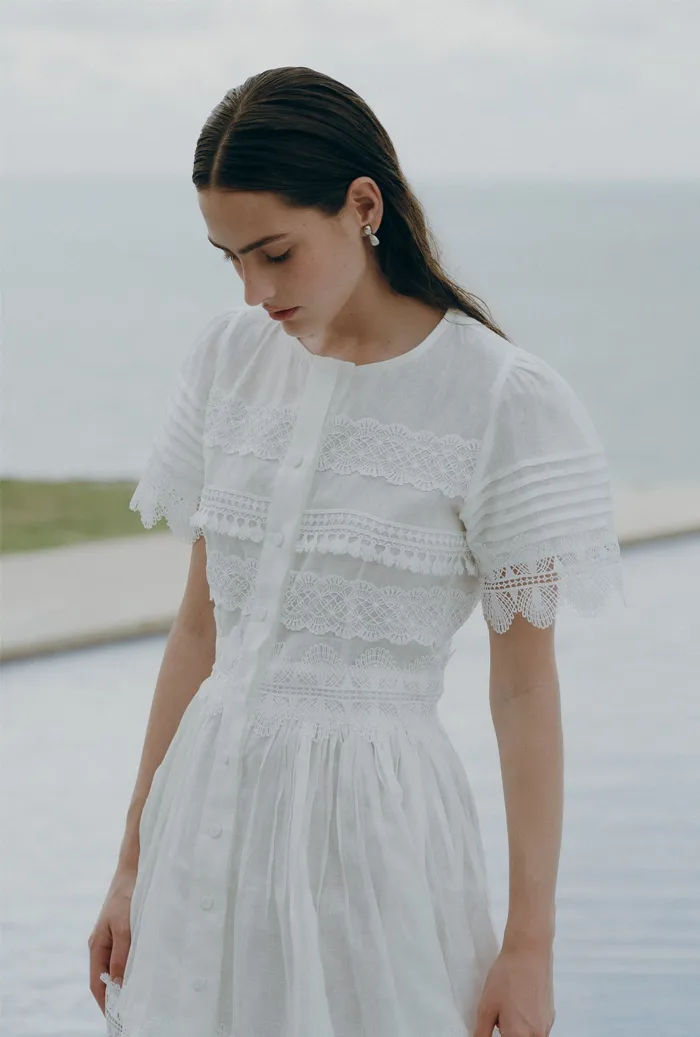 VIOLETTA DRESS WHITE