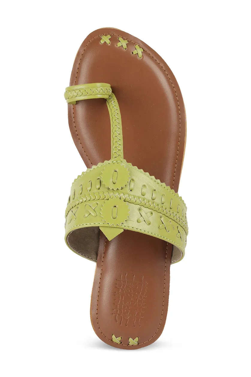 Weave K Flats Red