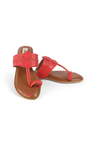 Weave K Flats Red