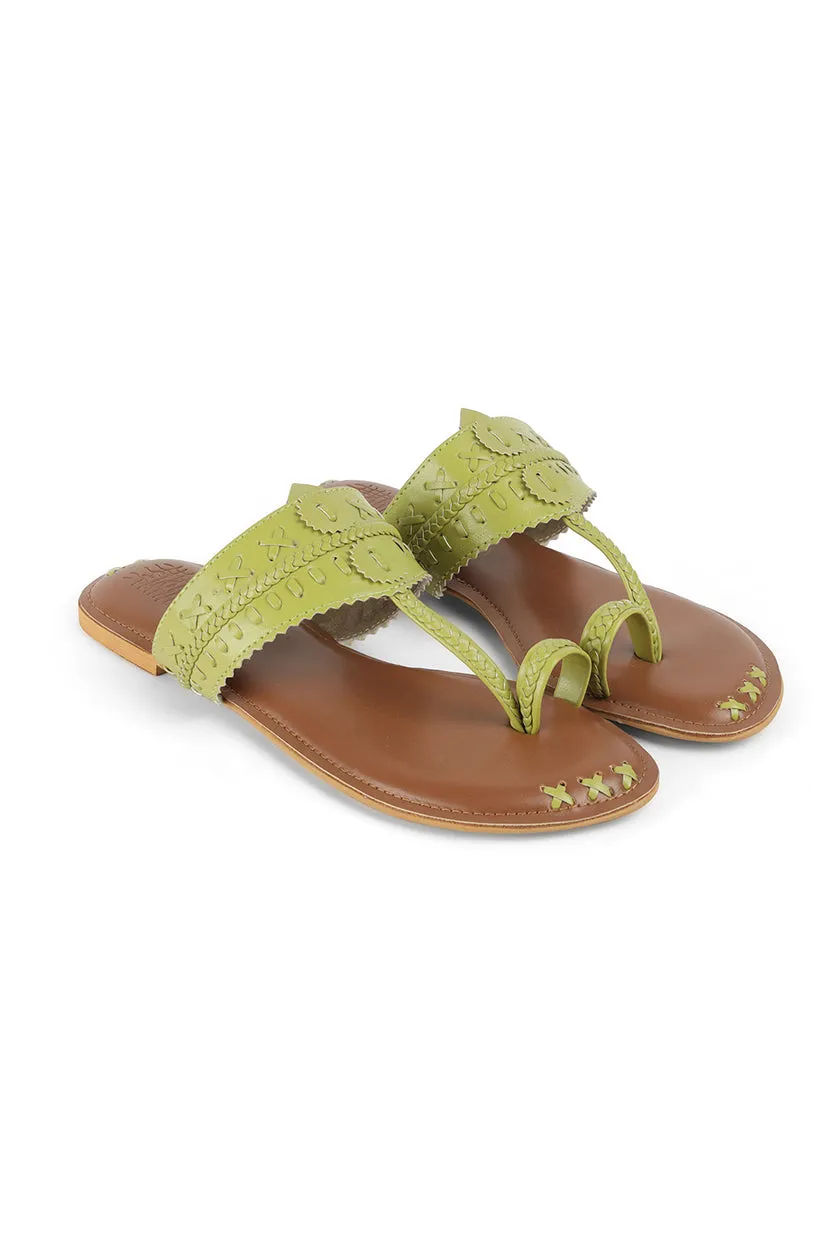 Weave K Flats Red