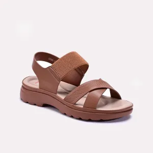 Womens Brown Comfy Casual Sandals 0421557