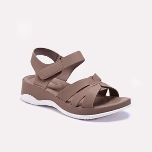 Womens Brown Comfy Casual Sandals 0421561