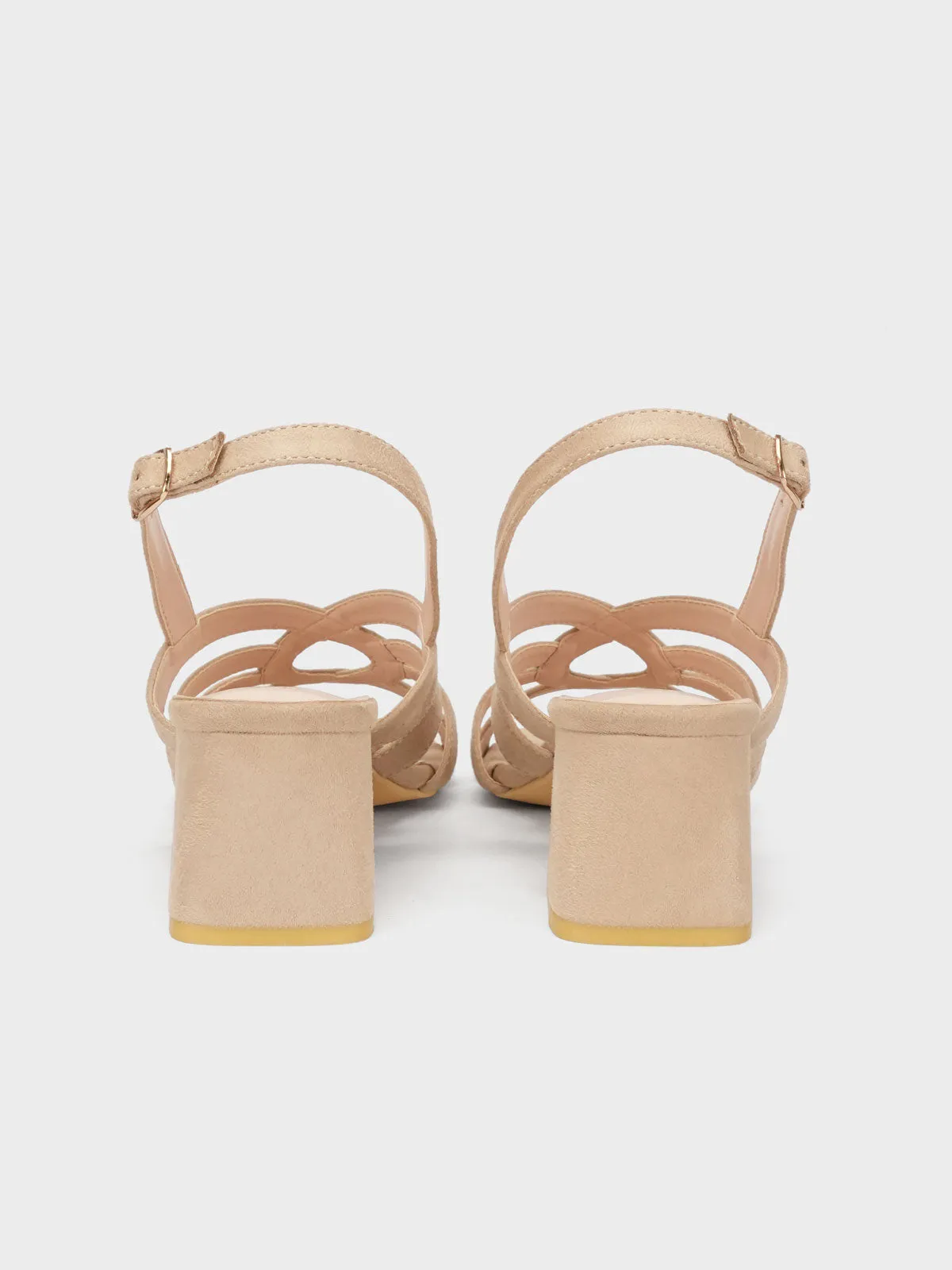 Womens "ARIEL" Comfy Block Heel Sandals