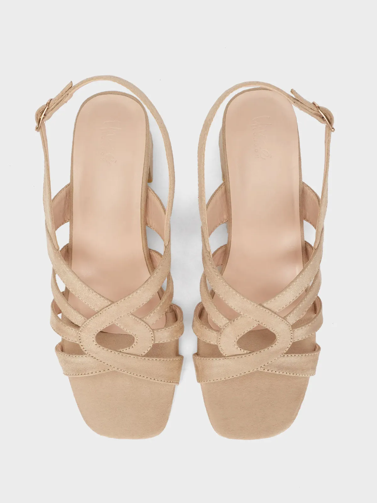 Womens "ARIEL" Comfy Block Heel Sandals